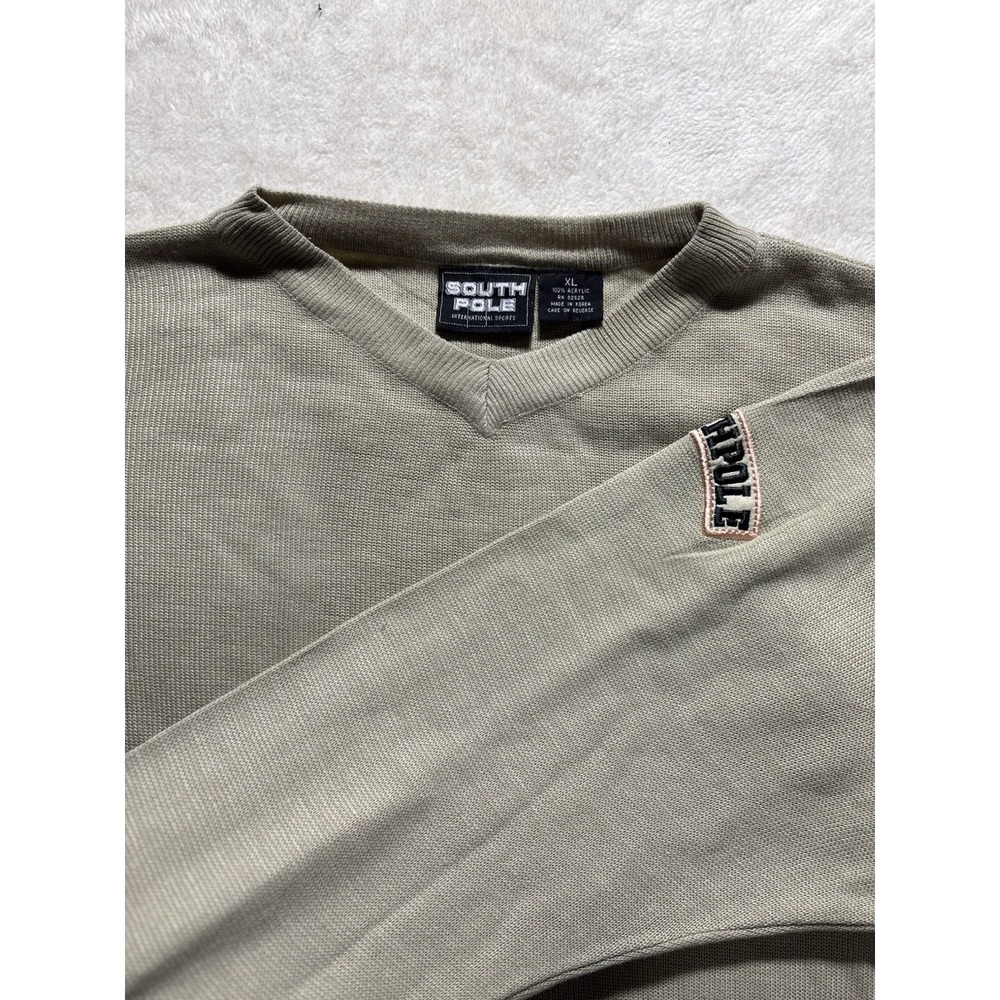 Southpole Vintage Y2K XL Sweater Patch Long Sleeve - Picture 3 of 6
